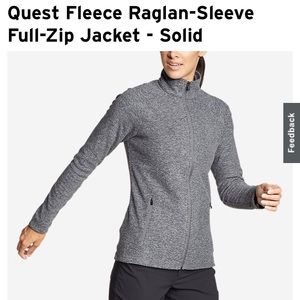 Eddie Bauer Quest Fleece Raglan-Sleeve Full-Zip